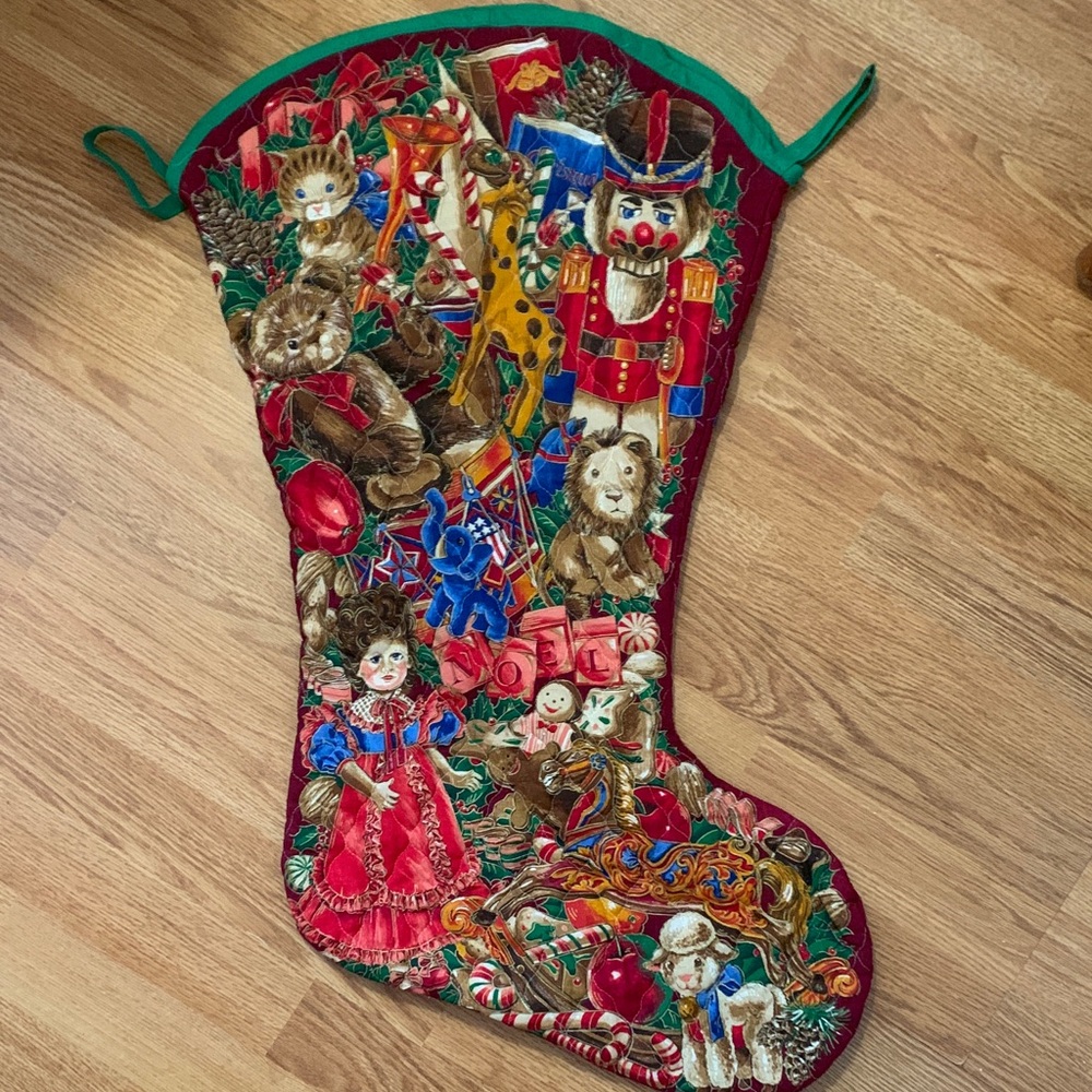 Large Festive Christmas Stocking